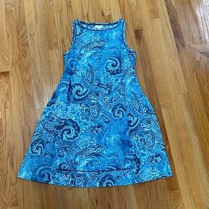 J Jill Paisley Dress Size XS (fits SMALL)
